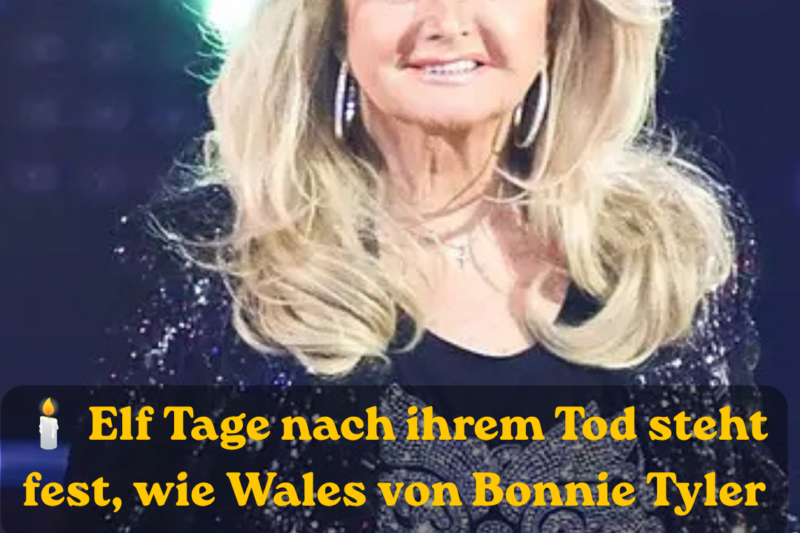 Bonnie Tyler wird in Wales beigesetzt: Die Details zur Trauerfeier