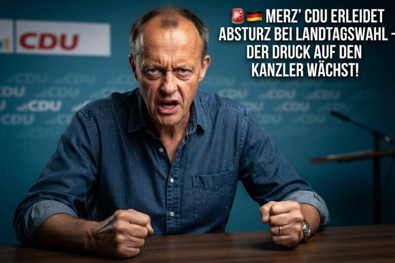 Merz’ CDU erleidet Totalabsturz bei Landtagswahl: Druck wächst – „er kann keine Kommunikation“